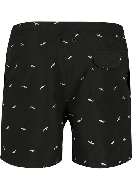 Urban Classics Costume da bagno da uomo, squalo, nero