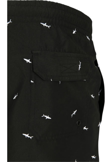 Urban Classics Costume da bagno da uomo, squalo, nero