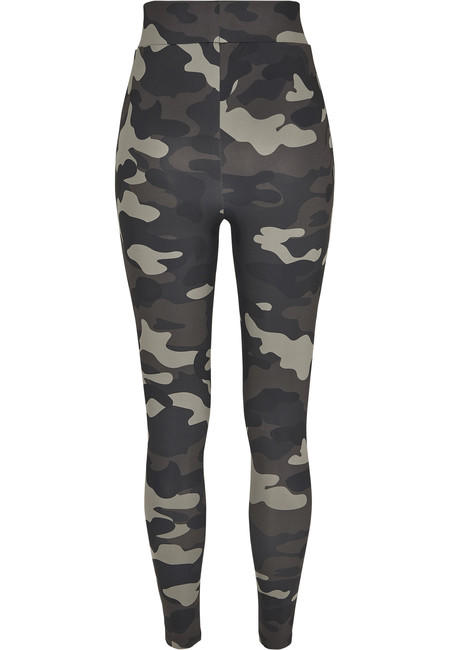 Urban Classics Camo Tech leggings da donna, camo scuro