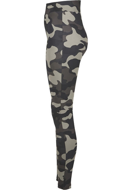Urban Classics Camo Tech leggings da donna, camo scuro