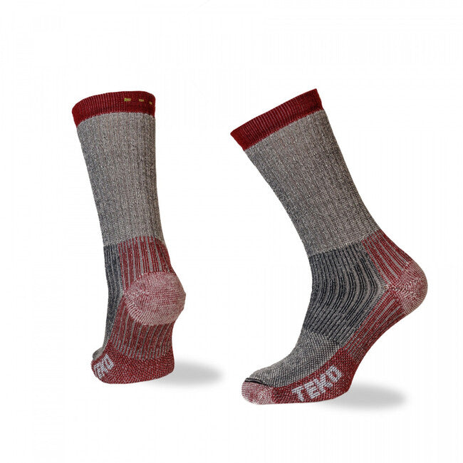 Teko Trekking MERINO calzini eco TREK 4.0, grigio-rosso