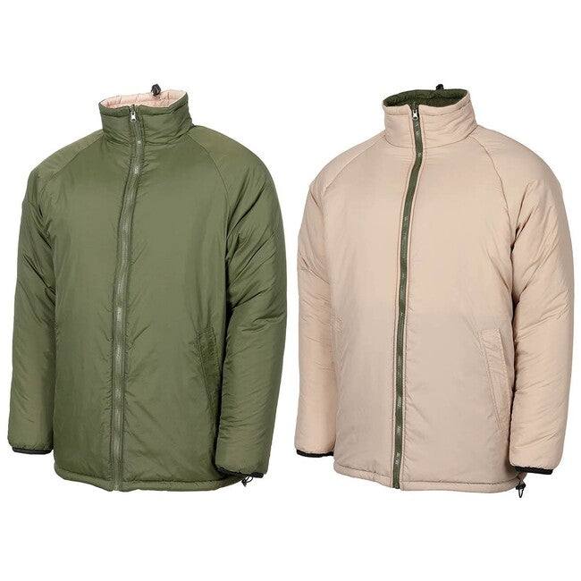 MFH GB giacca termica reversibile, verde OD/kaki