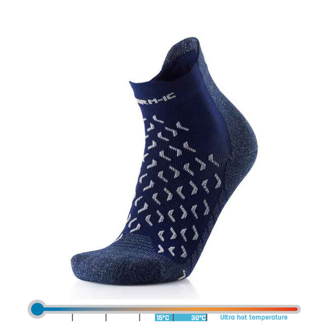 Therm-ic Calzini, blu/bianco