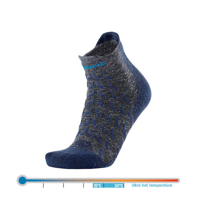 Therm-ic Calze alla caviglia, grigio/blu scuro