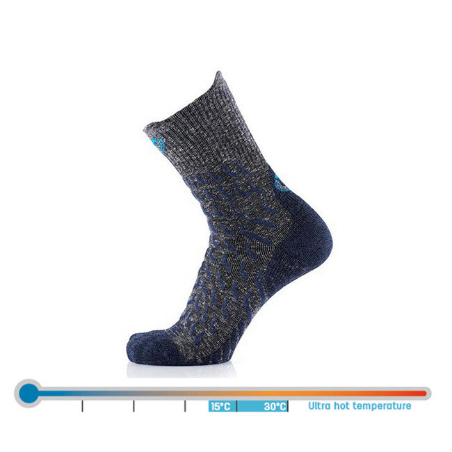 Therm-ic Calze da trekking, grigio/blu navy