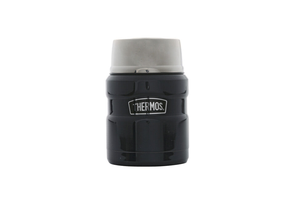 Thermos King Contenitore per alimenti con cucchiaio 0,47 l, blu scuro