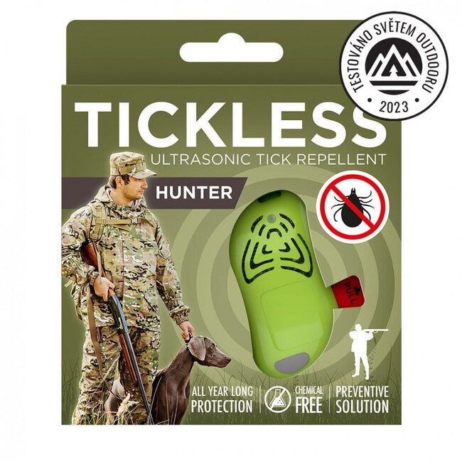 Tickless Hunter repellente per zecche a ultrasuoni, verde