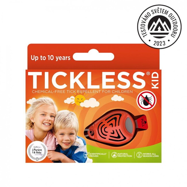 Tickless Kid repellente per zecche a ultrasuoni, arancione
