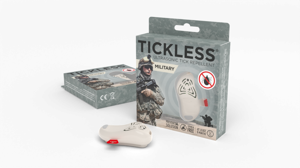 Tickless Militare repellente per zecche a ultrasuoni, beige