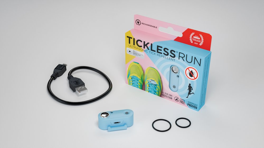 Tickless Run repellente per zecche a ultrasuoni, blu