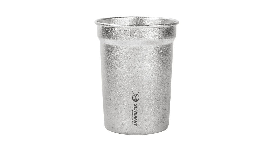 Silverant Bicchiere da birra in titanio cristallino 400 ml