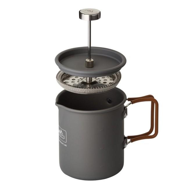 Helikon-Tex Camp tazza da caffé con filtro french press, grigio