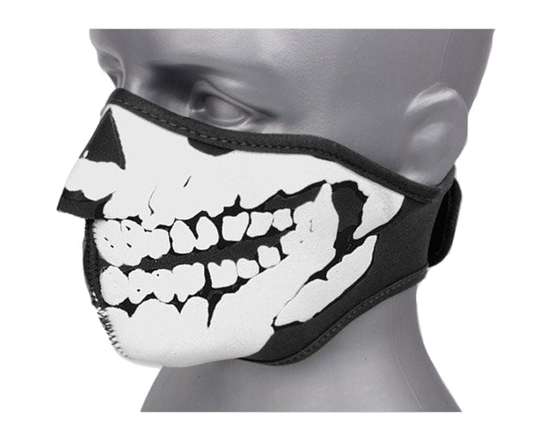 TM Teschio maschera in neoprene 3D , nero