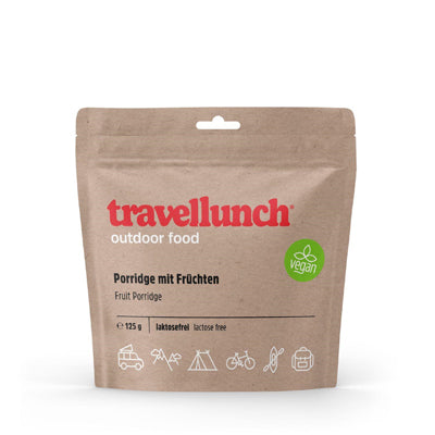 Travellunch 10 pezzi confezione porridge con frutta 125 g