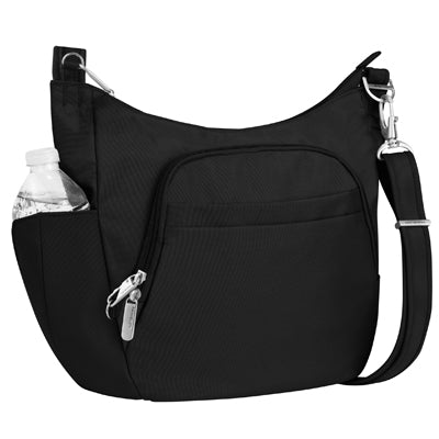 Travelon Crossbody Classic Lady borsa a tracolla antifurto nera