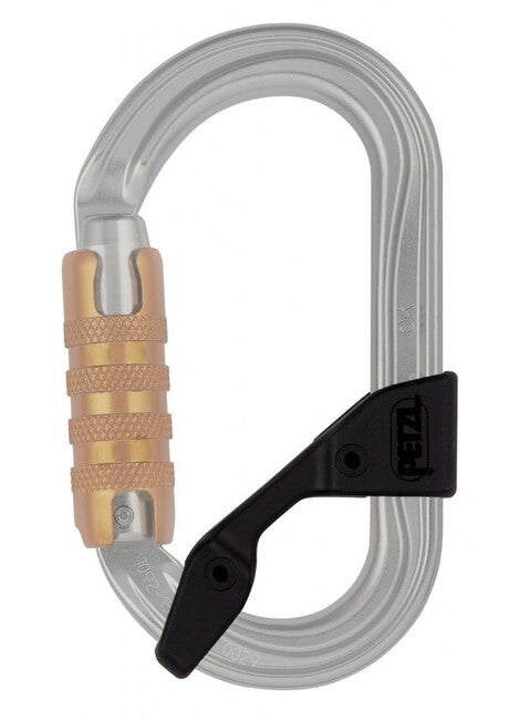 Petzl OK TRIACT LOCK moschettone ovale con sicurezza automatica