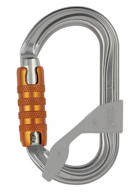 Petzl OK TRIACT LOCK moschettone ovale con sicurezza automatica