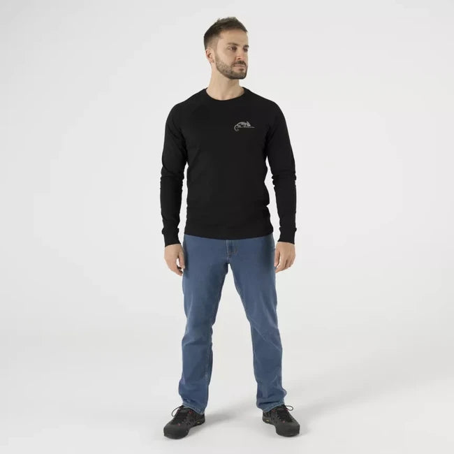 Helikon-Tex Maglietta a maniche lunghe con logo, nero
