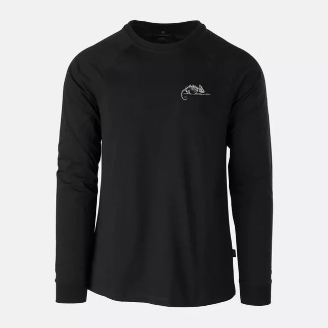 Helikon-Tex Maglietta a maniche lunghe con logo, nero