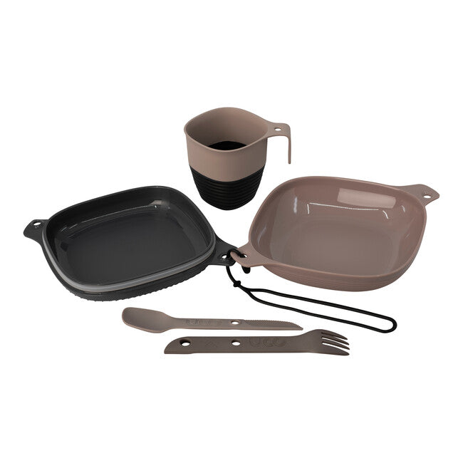 UCO Lunchbox 6 pezzi, grigio-beige