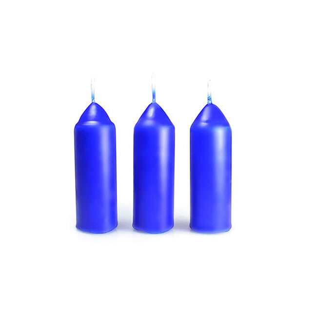 UCO Candele riempite di citronella 3 pz, blu