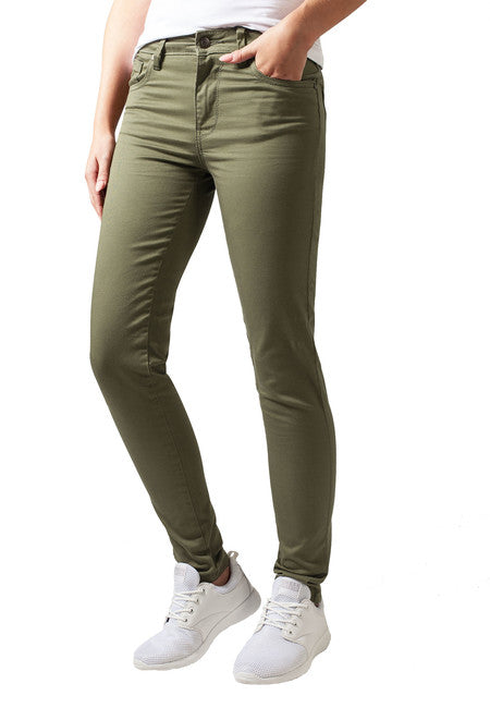 Urban Classics Pantaloni da donna, oliva