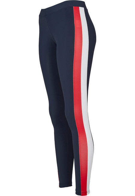 Urban Classics Side Stripe leggings da donna, Navy