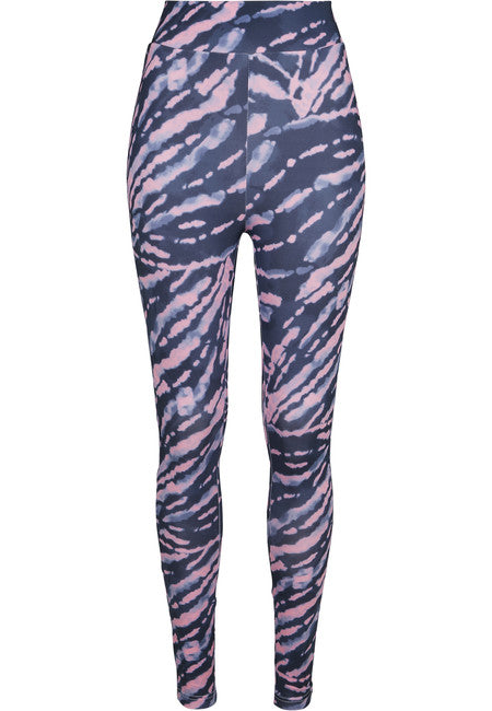 Urban Classics - Leggings a vita alta da donna con tinta unita, rosa