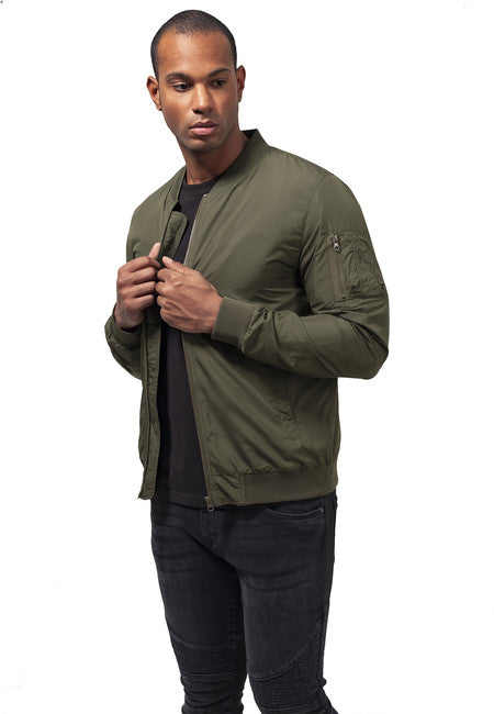 Urban Classics light bomber giacca, oliva