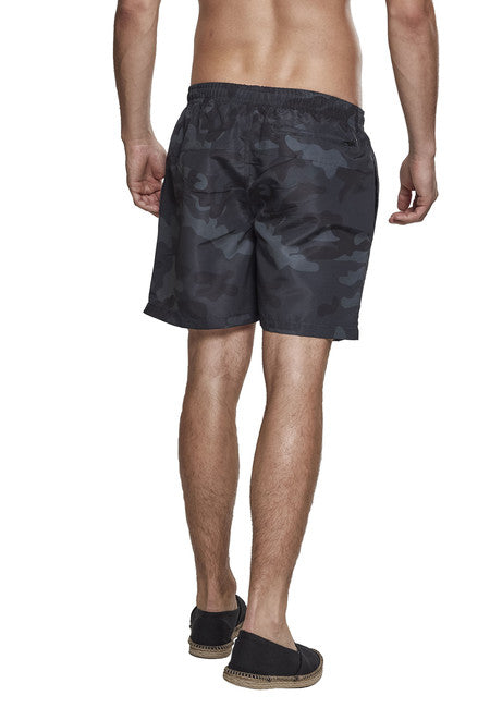 Urban Classics Costume da bagno mimetico da uomo, mimetico scuro