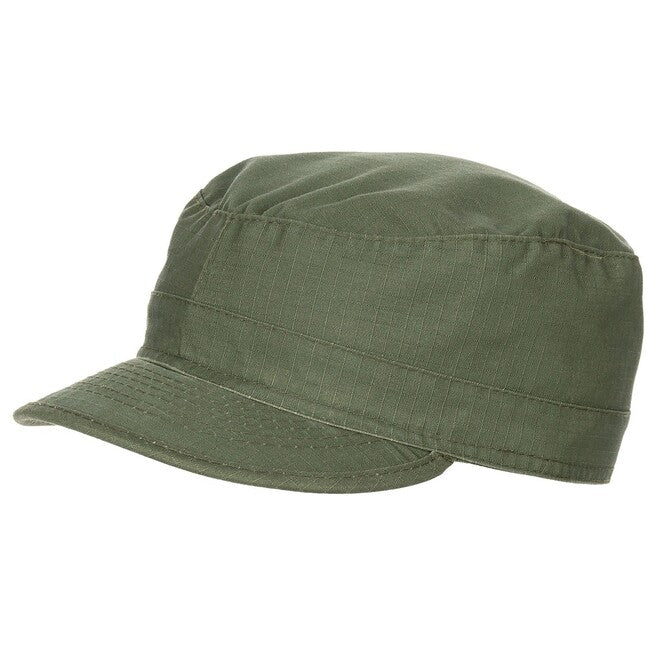 MFH Berretto da campo americano BDU Rip stop, verde OD lavato a pietra