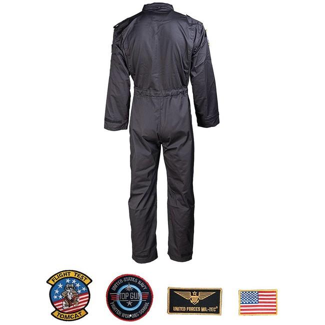 Mil-Tec FLight overall tuta, nera