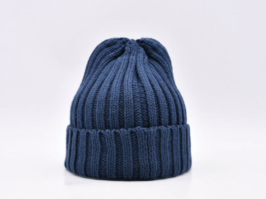 WARAGOD Vallborg Knit Beanie, Navy Blue