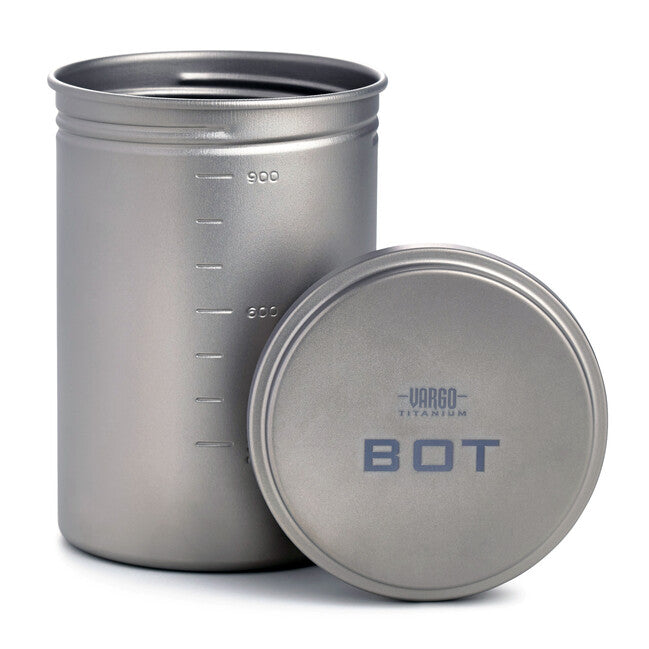 Vargo BOT ' Bottiglia Pot Titanio 1 l