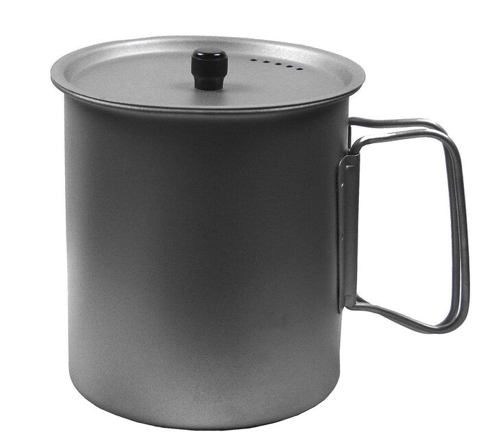 Vargo Ti-Lite Mug tazza ultraleggera in titanio con coperchio 0,75 l