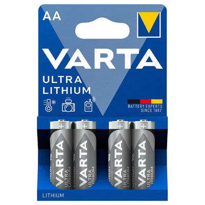 Varta Ultra Lithium batteria AA / Mignon 4 pezzi