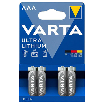 Varta Ultra Lithium batteria AAA / Micro 4 pezzi