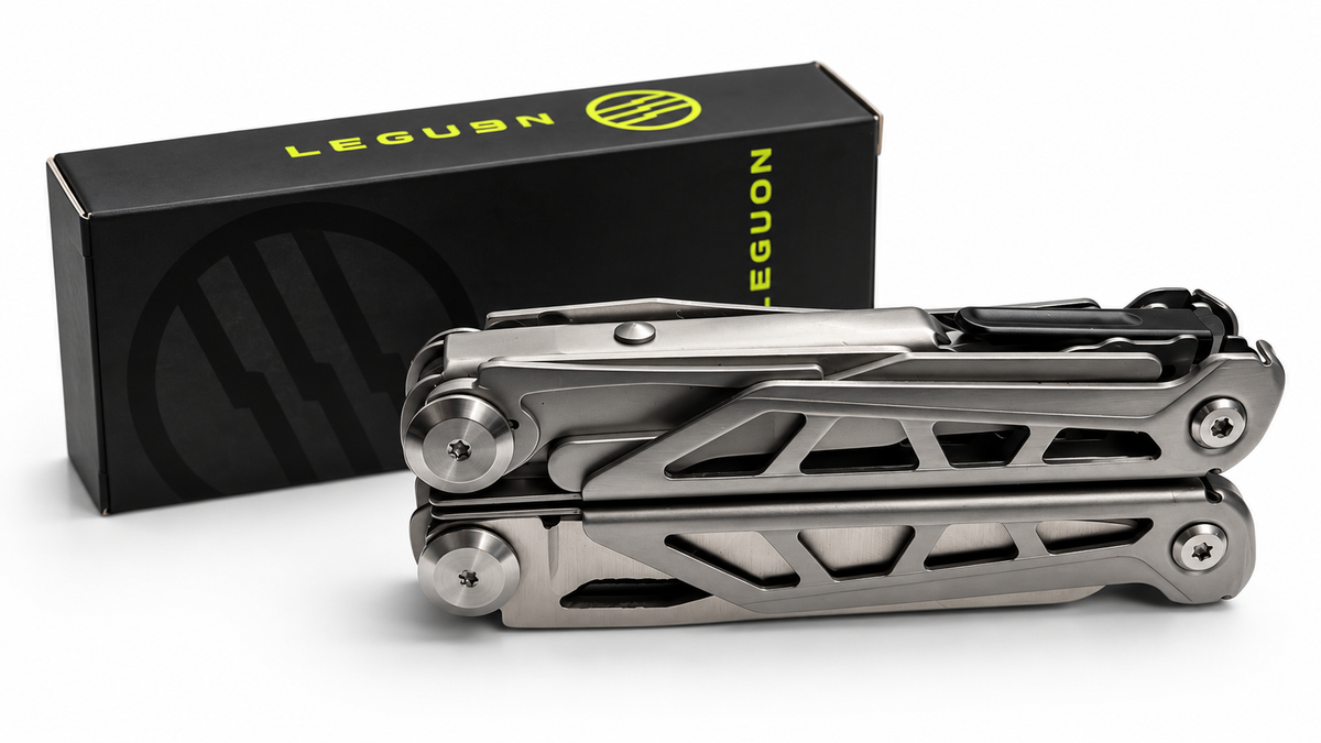 Leguon Tenax pinza multifunzione 16 in 1, argento