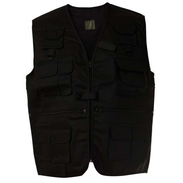O&T Natur gilet security, nero