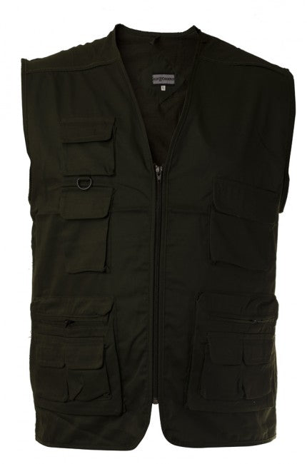 O&T Natur gilet security, oliva