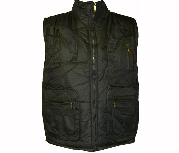 O&T Natur gilet imbottito, nero