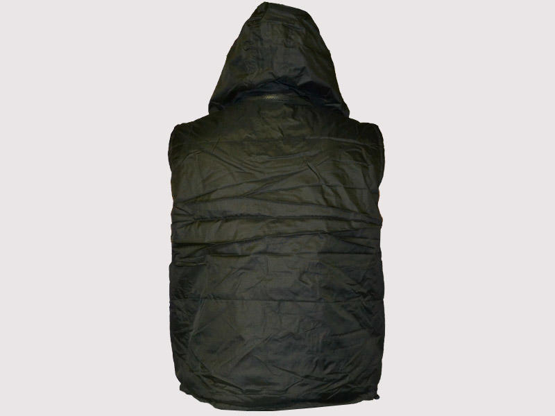 O&T Natur gilet imbottito, nero