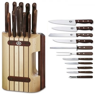 Victorinox Palisander ceppo di coltelli da 11 pezzi