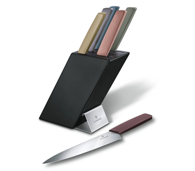 Victorinox Swiss Modern blocco con coltelli, colorati