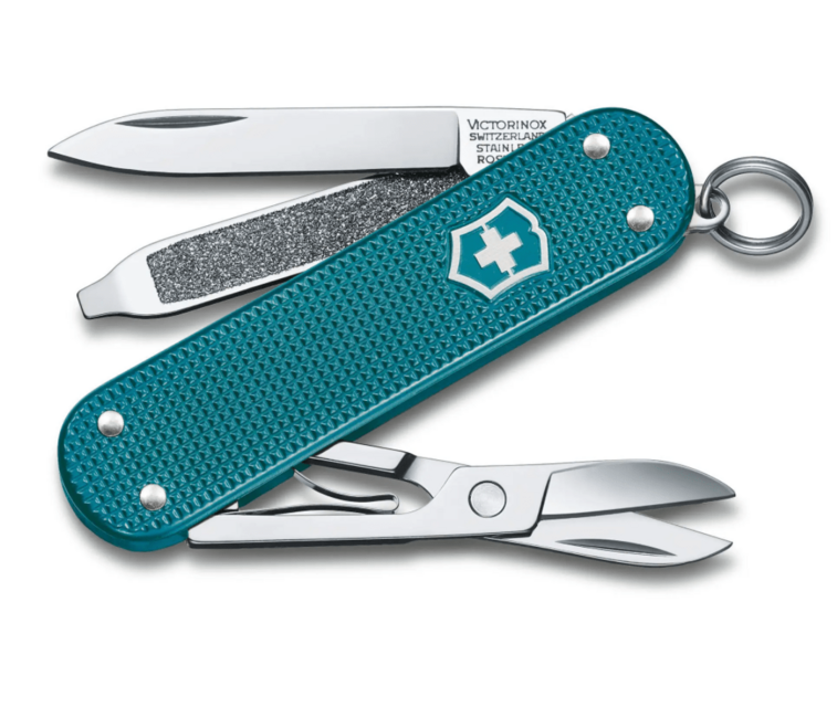 Victorinox Classic Colors Alox Wild Jungle coltello multifunzione 58 mm, turchese, 5 funzioni