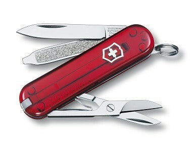 Victorinox Classic coltello multifunzione 58 mm, rosso, 7 funzioni
