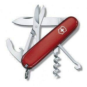Victorinox Compact coltello multifunzione 91 mm, rosso, 15 funzioni