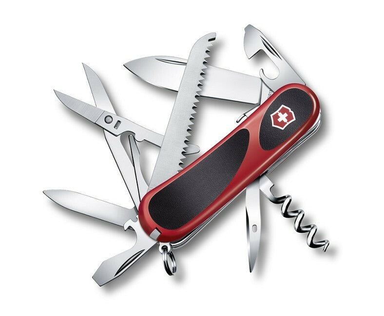 Victorinox EvoGrip S17 coltello multifunzionale 85 mm, nero-rosso