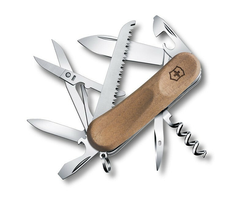 Victorinox EvoWood coltello multifunzione 85 mm, legno di noce, 13 funzioni