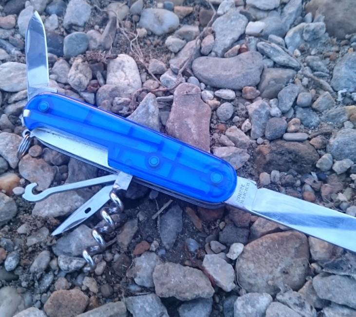 Victorinox Huntsman coltello tascabile 91mm, blu